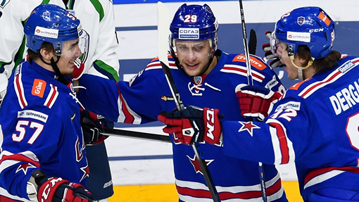 Хоккеисты СКА