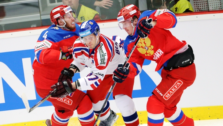 Сборная России выиграла у чехов