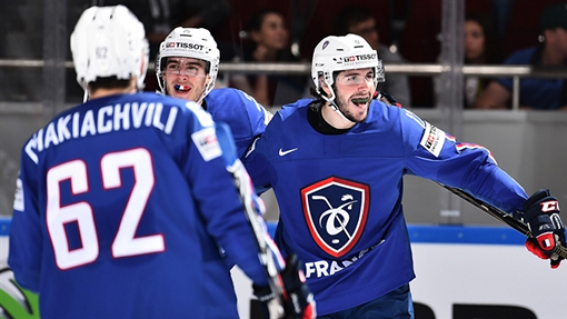 Хоккеисты сборной Франции