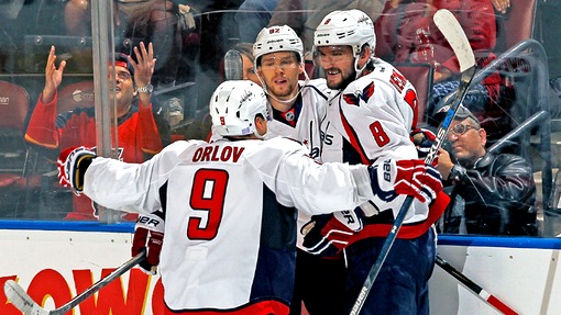 Дмитрий Орлов, Евгений Кузнецов и Александр Овечкин