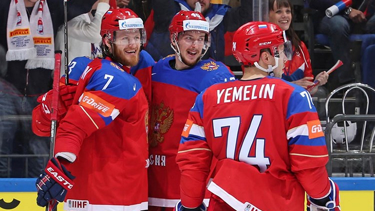Хоккеисты сборной России