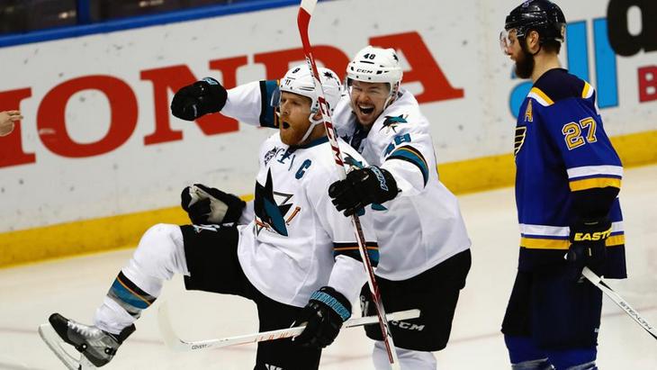 «Сан Хосе» выиграл пятый матч серии у «Сент-Луиса»
