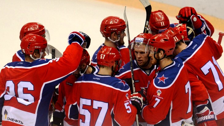 Хоккеисты ЦСКА