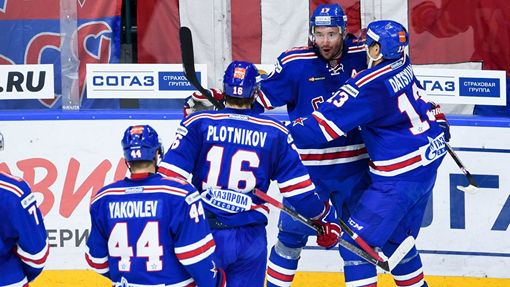 Хоккеисты СКА