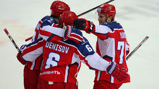 Хоккеисты ЦСКА