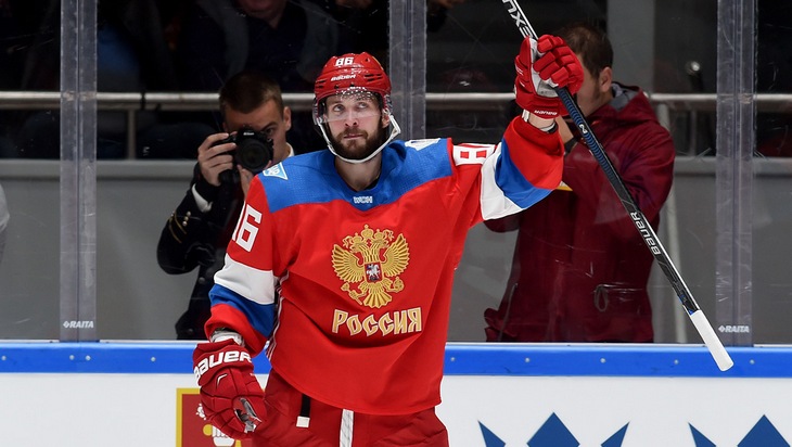 Никита Кучеров — единственный игрок сборной России, поразивший ворота Чехии в обоих матчах