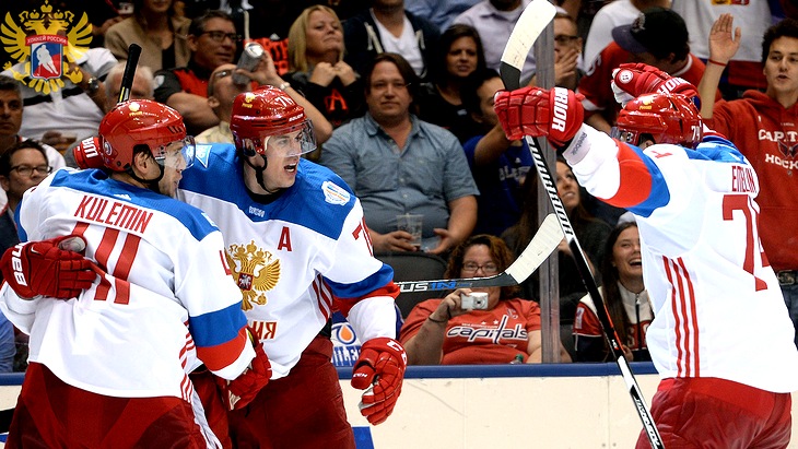 Сборная России с большим трудом удержала победный счет в матче против молодых звезд Северной Америки 