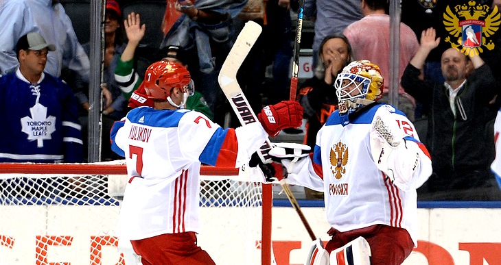 Сергей Бобровский стал главным героем матча с североамериканцами 