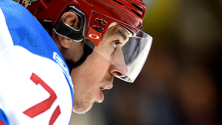 Евгений Малкин снова не смог проявить себя в сборной России