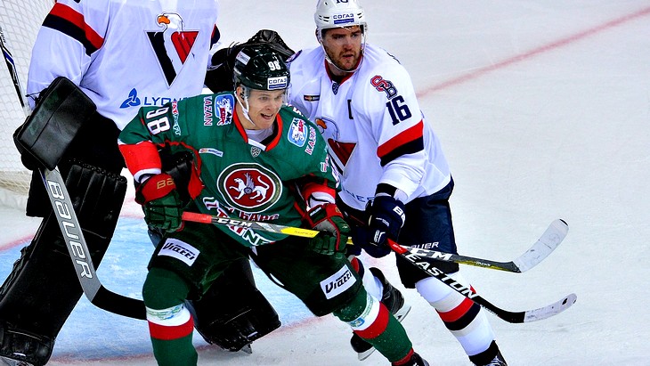 В конце августа «Ак Барс» выиграл у «Слована» в Казани со счетом 2:1