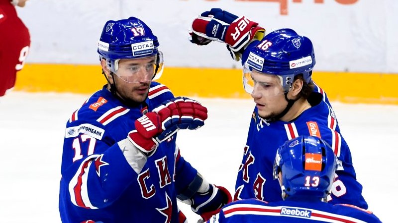 Хоккеисты СКА