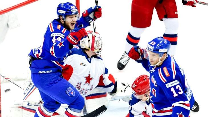 СКА выиграл у ЦСКА со счетом 6:3