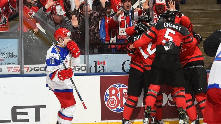 Сборная России проиграла Канаде на старте МЧМ-2017