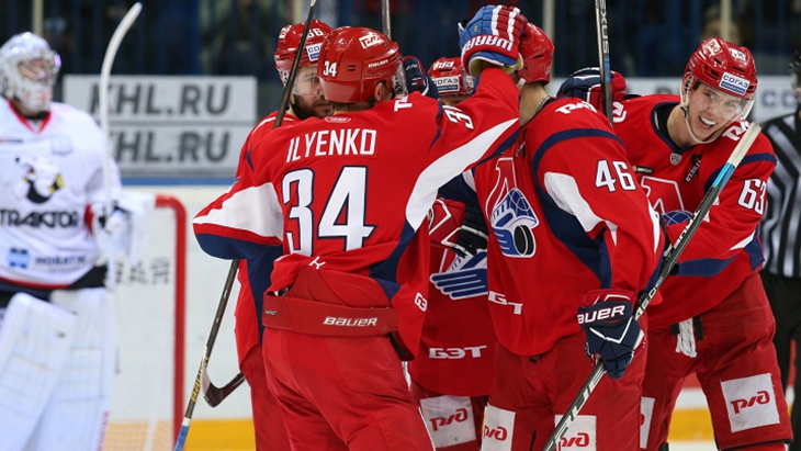 Хоккеисты «Локомотива»