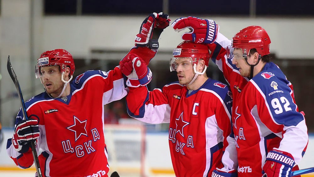 Хоккеисты ЦСКА