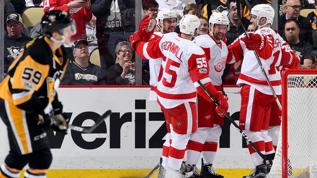 «Ред Уингз» остановили «Питтсбург»