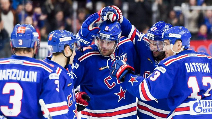 Хоккеисты СКА