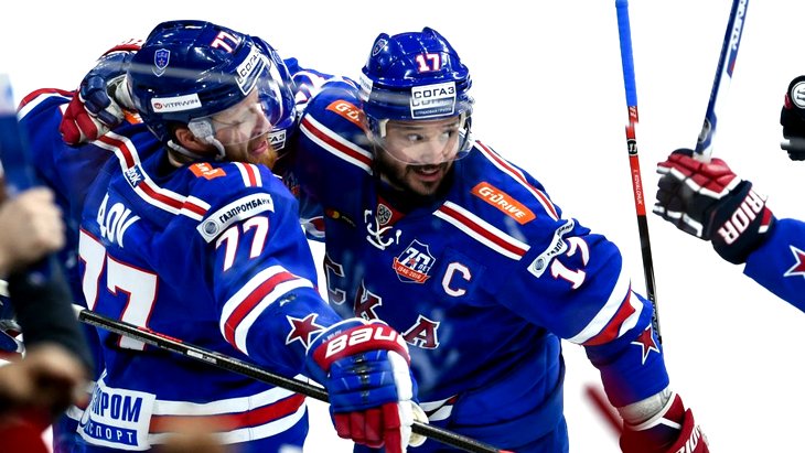 СКА с трудом выиграл у «Локомотива» в первом матче серии