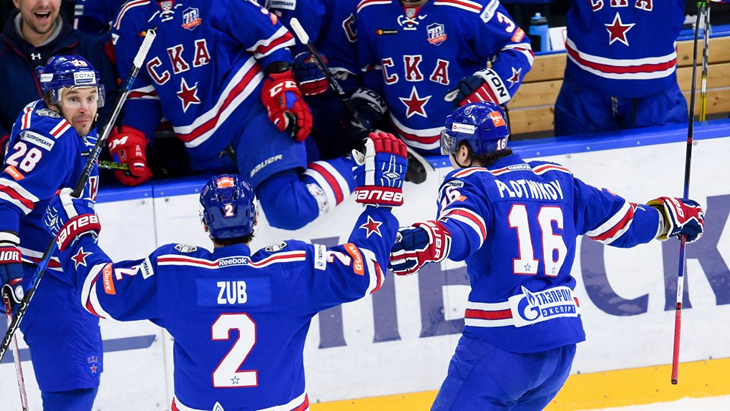 Хоккеисты СКА
