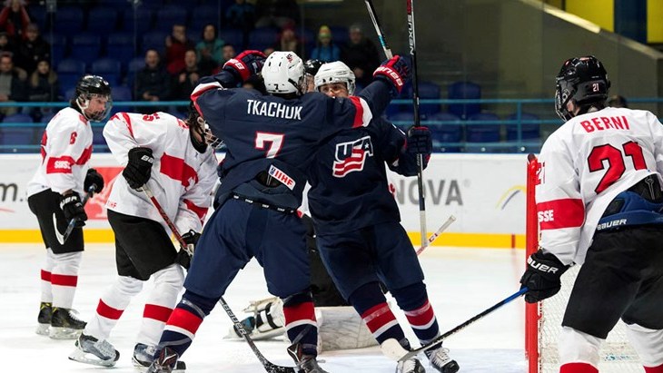 Сборная США обыграла команду Швейцарии