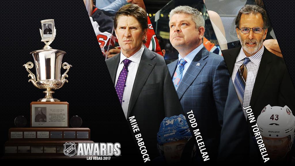 НХЛ назвала претендентов на приз лучшему тренеру сезона