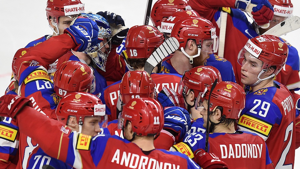 Хоккеисты сборной России