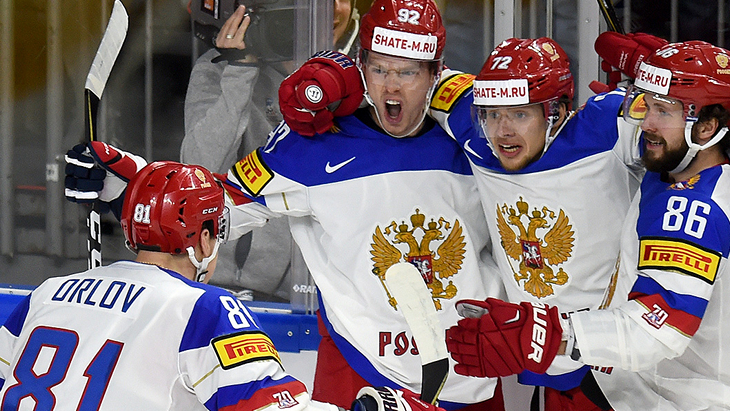 Хоккеисты сборной России