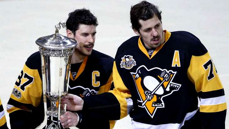 Сидни Кросби и Евгений Малкин