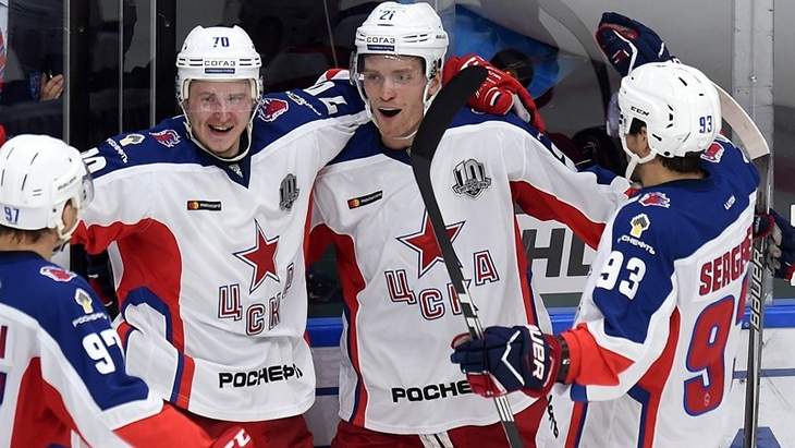 Хоккеисты ЦСКА