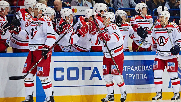 Хоккеисты «Автомобилиста»