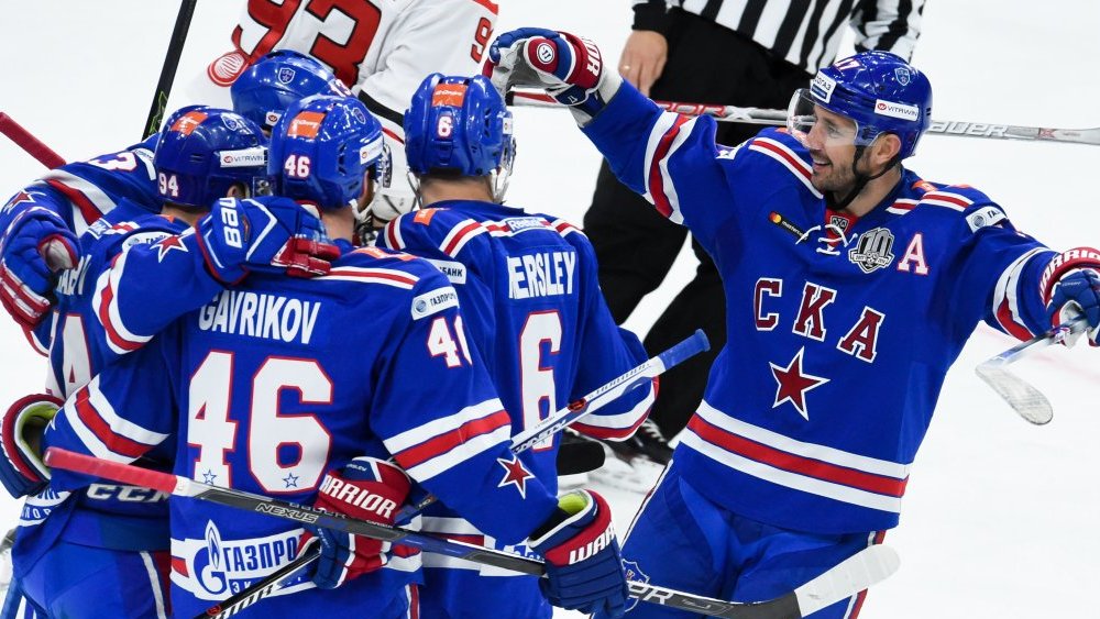 Хоккеисты СКА