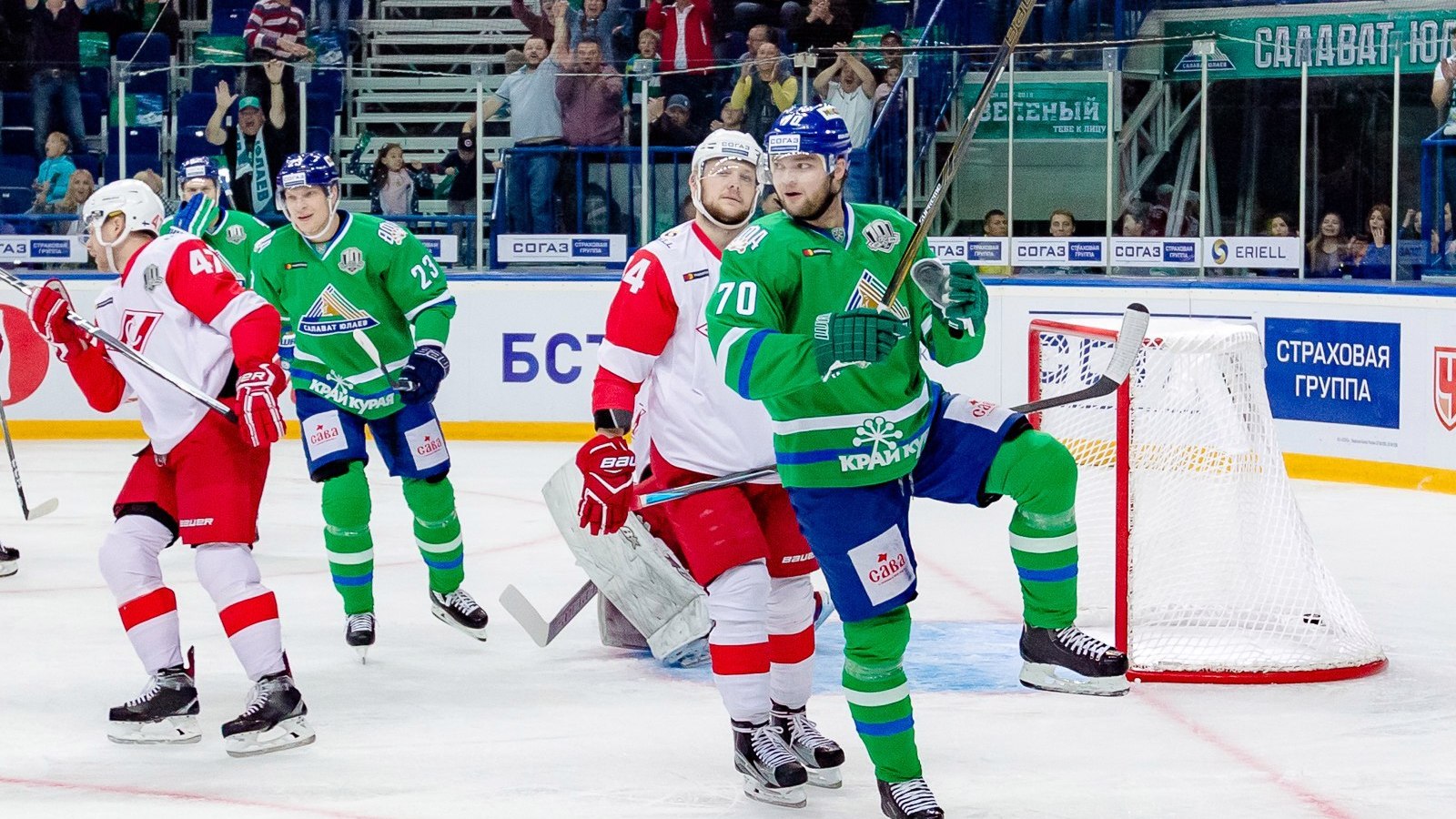 Уфимцы обыграли москвичей на своем льду