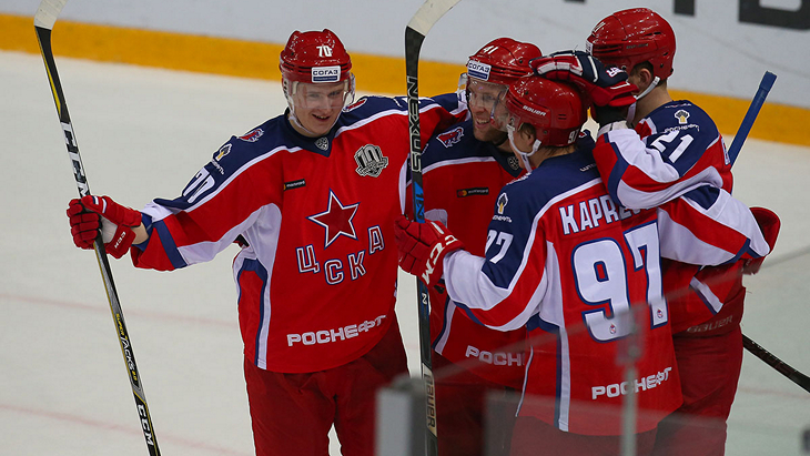 Хоккеисты ЦСКА