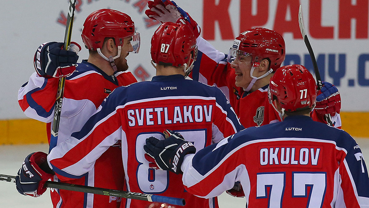 Хоккеисты ЦСКА