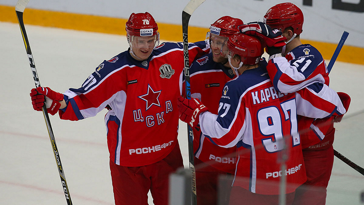 Хоккеисты ЦСКА