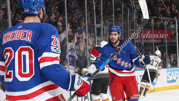 Хоккеисты «Рейнджерс»