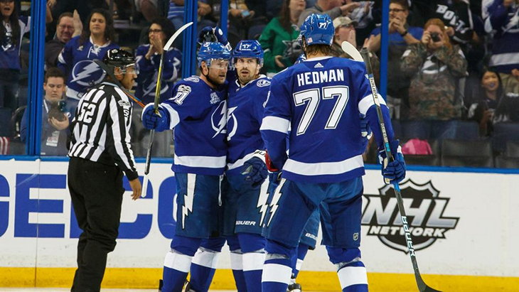 Хоккеисты «Тампы»