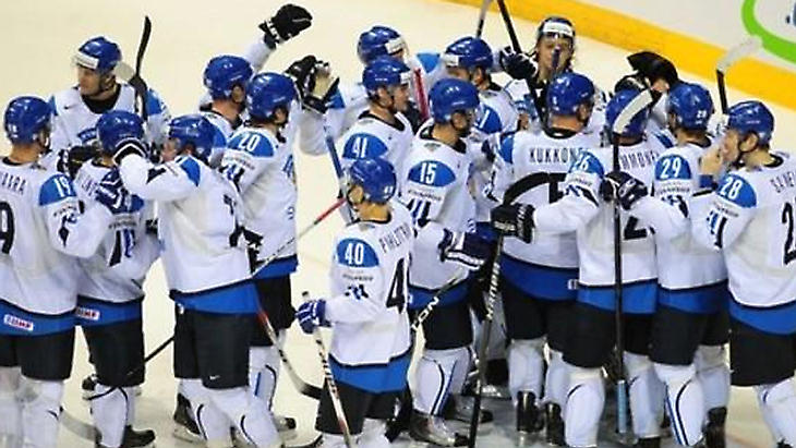 Хоккеисты сборной Финляндии