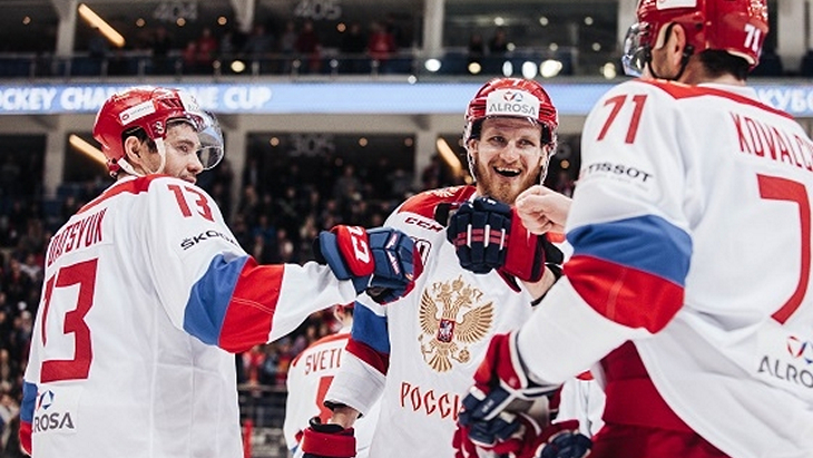 Хоккеисты сборной России