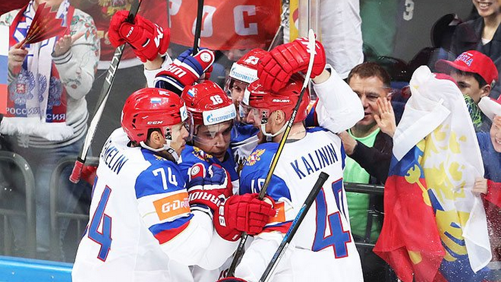 Хоккеисты сборной России