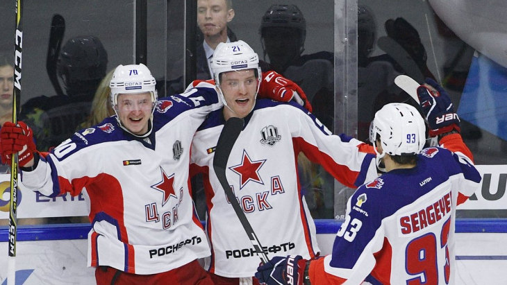 Хоккеисты ЦСКА