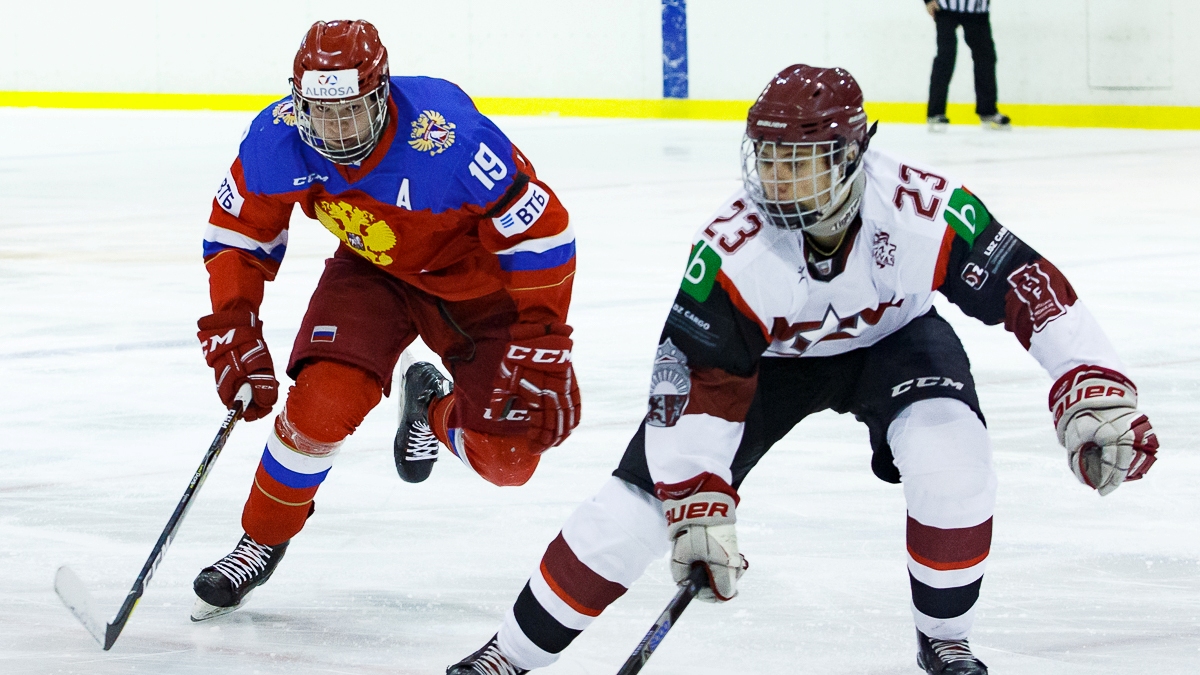 Российские юниоры обыграли Латвию в выставочном матче