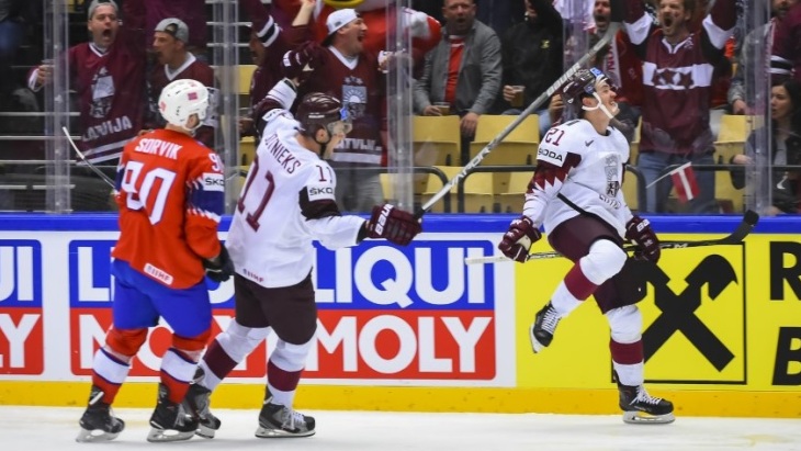 Латвия справилась с Норвегией