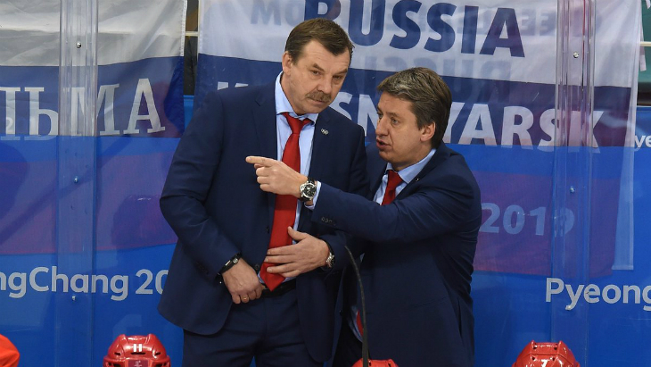 Олег Знарок и Харийс Витолиньш