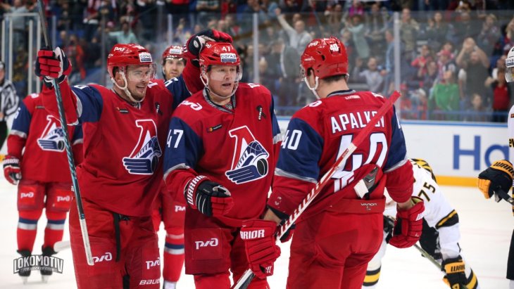 «Локомотив» добыл пятую победу подряд