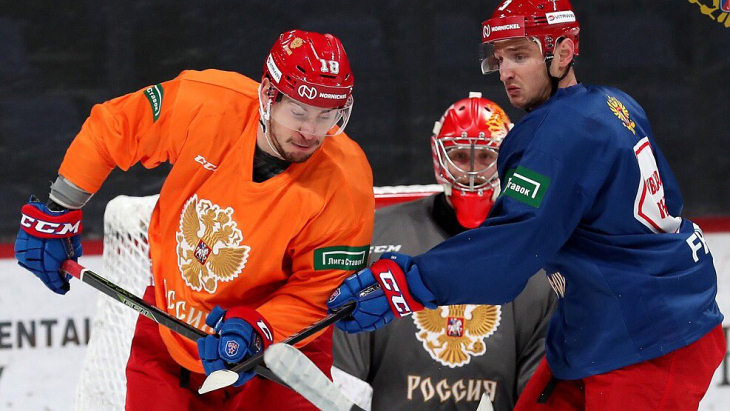Назван состав звеньев сборной России на матч с Финляндией