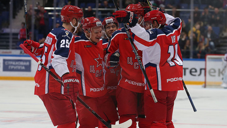 Хоккеисты ЦСКА