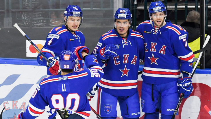 Хоккеисты СКА