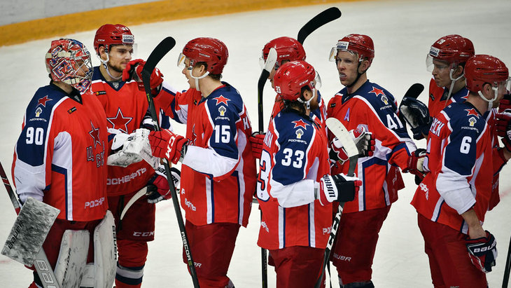Хоккеисты ЦСКА