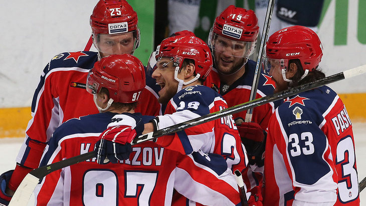 Хоккеисты ЦСКА